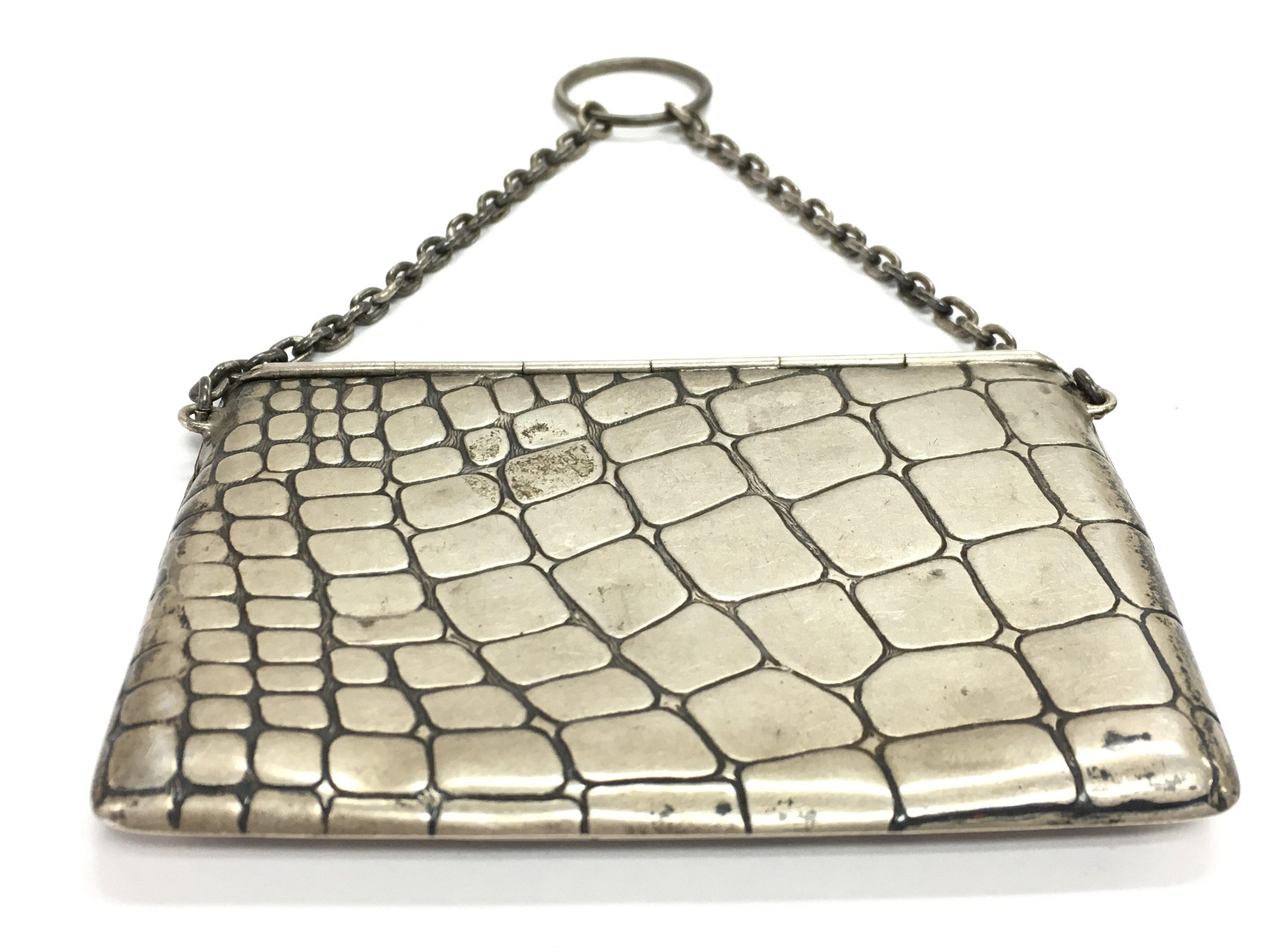 A Sampson Mordan silver purse. 10cm wide by 7cm. - Image 3 of 3