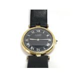 A must de Cartier silver gilt wristwatch. Approx 2