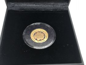 A 1/4oz gold proof Queen Elizabeth II 95th birthda