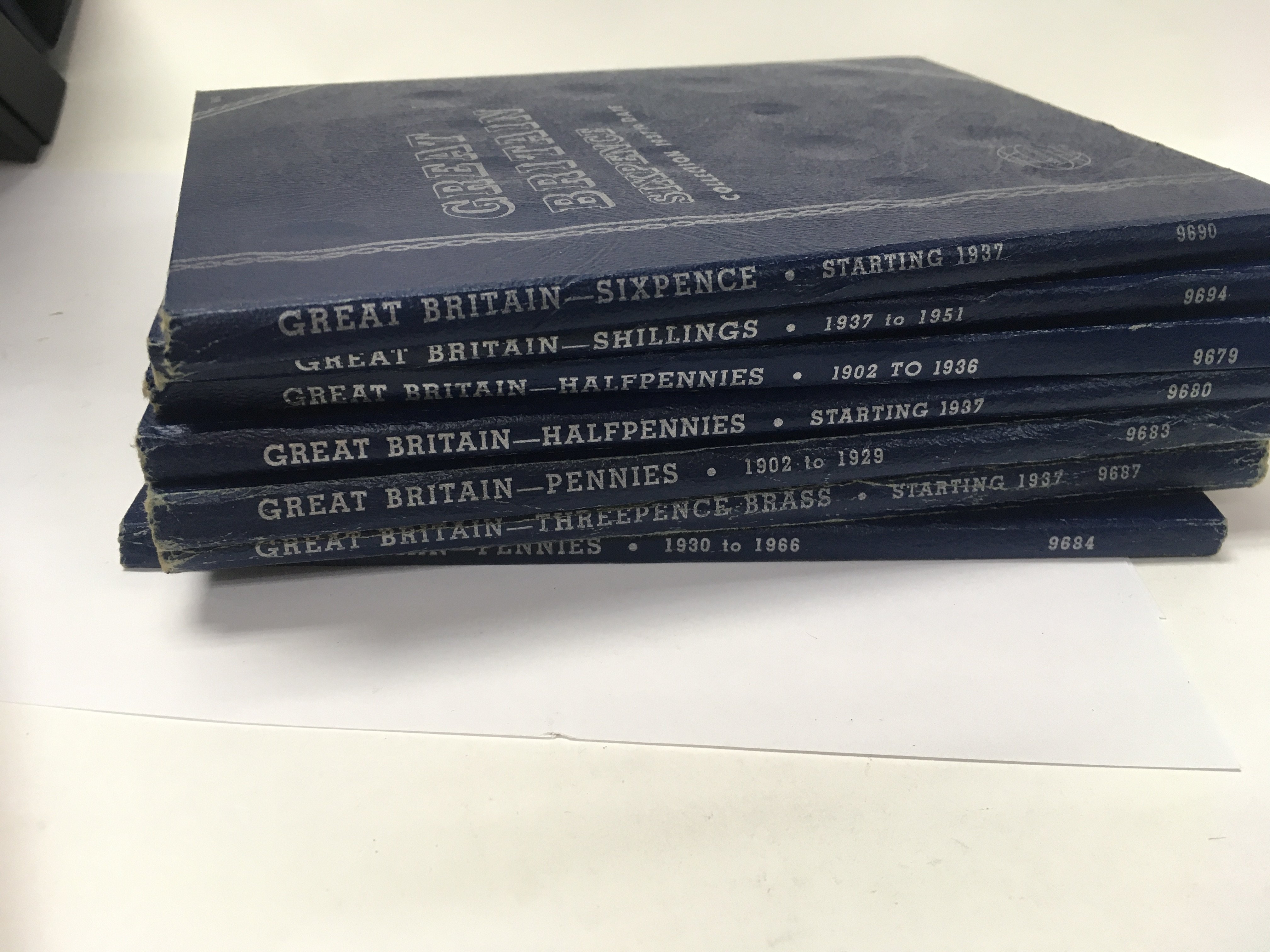 A collection of seven blue albums of Great British - Image 2 of 2