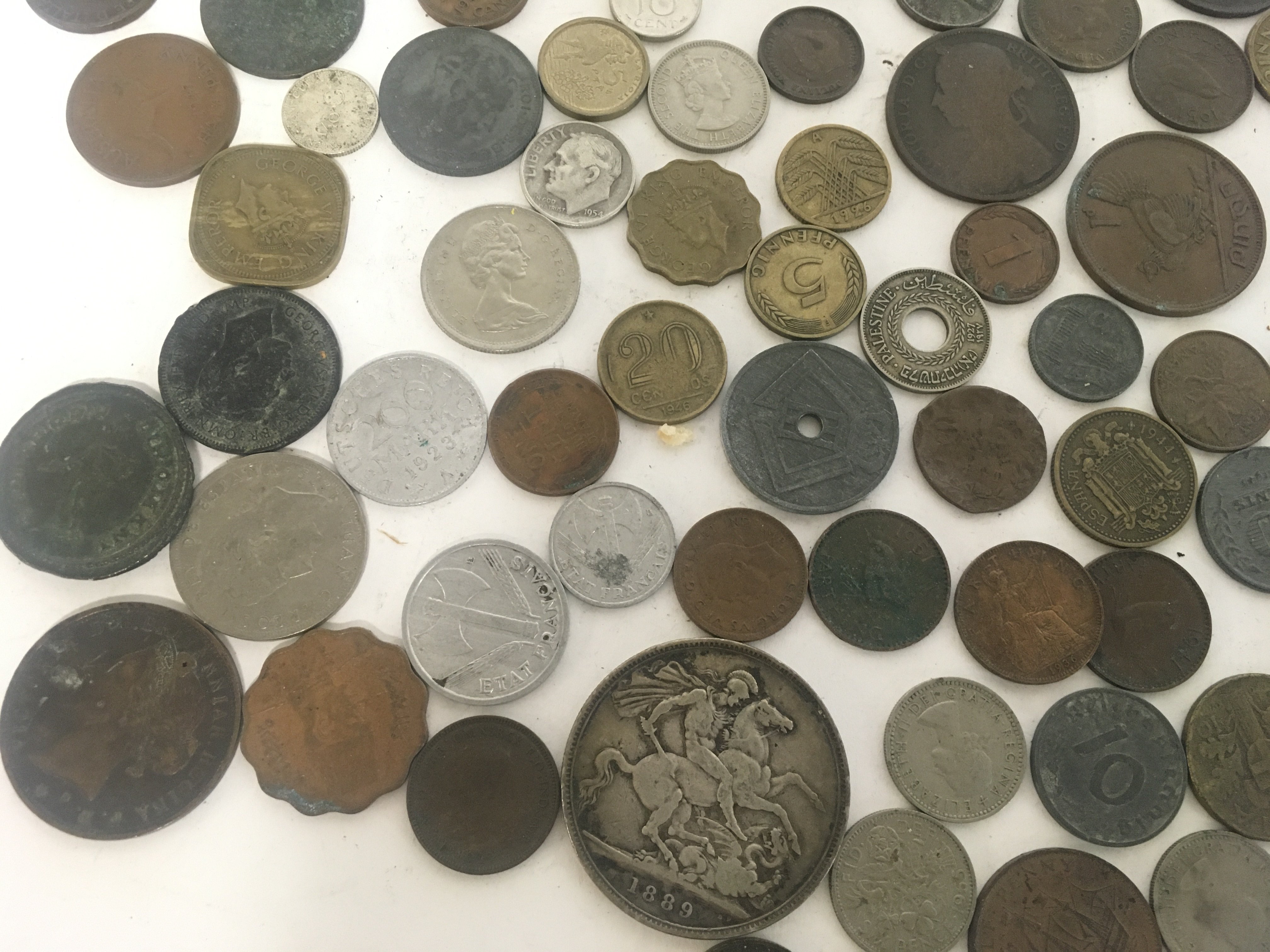 A mixed collection of GB and world coins including - Image 2 of 5