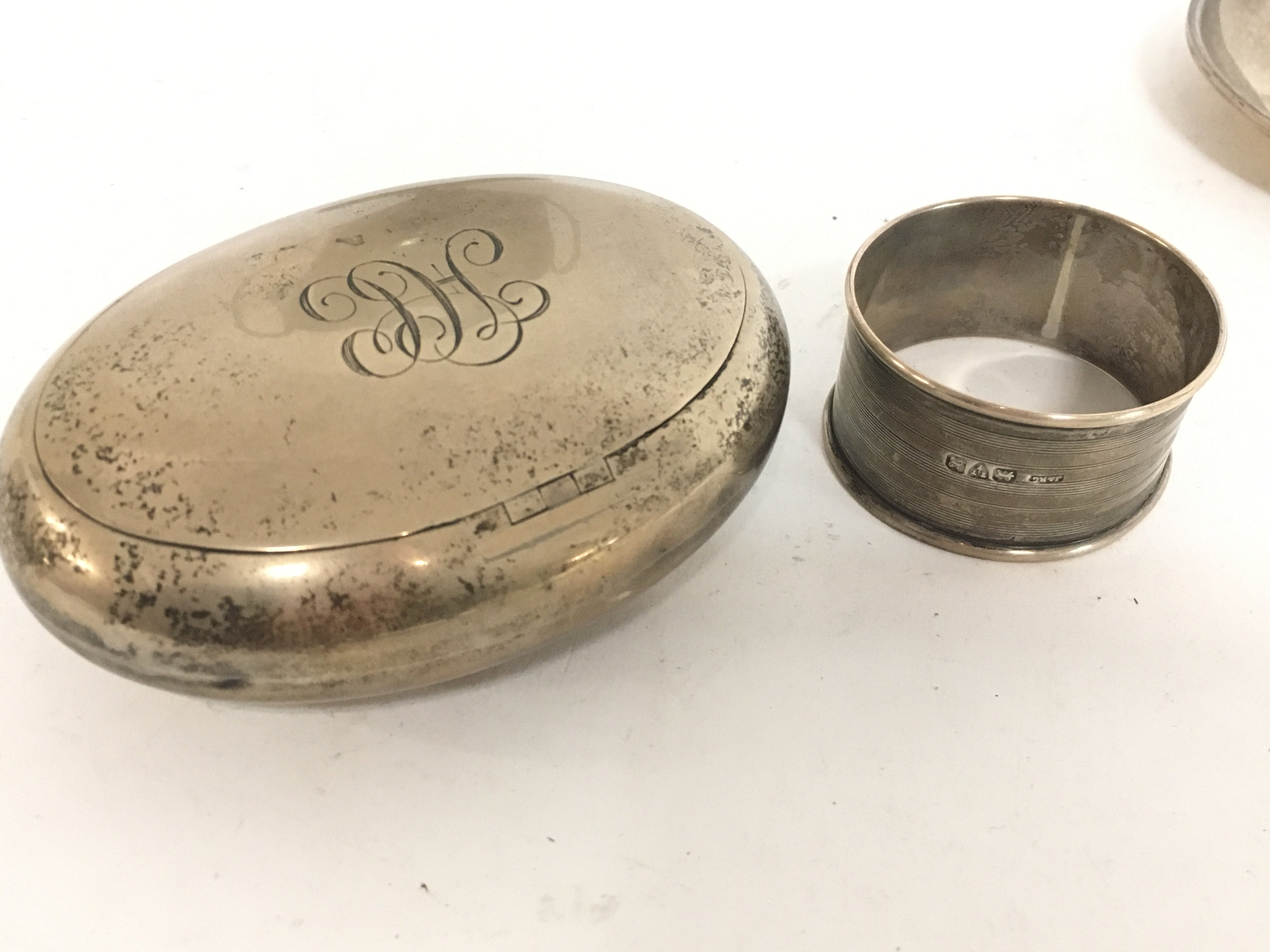 A collection of Hallmarked Silver items including - Image 4 of 5