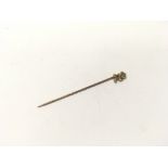 A 15ct gold stick pin. Approx 1.34 grams.