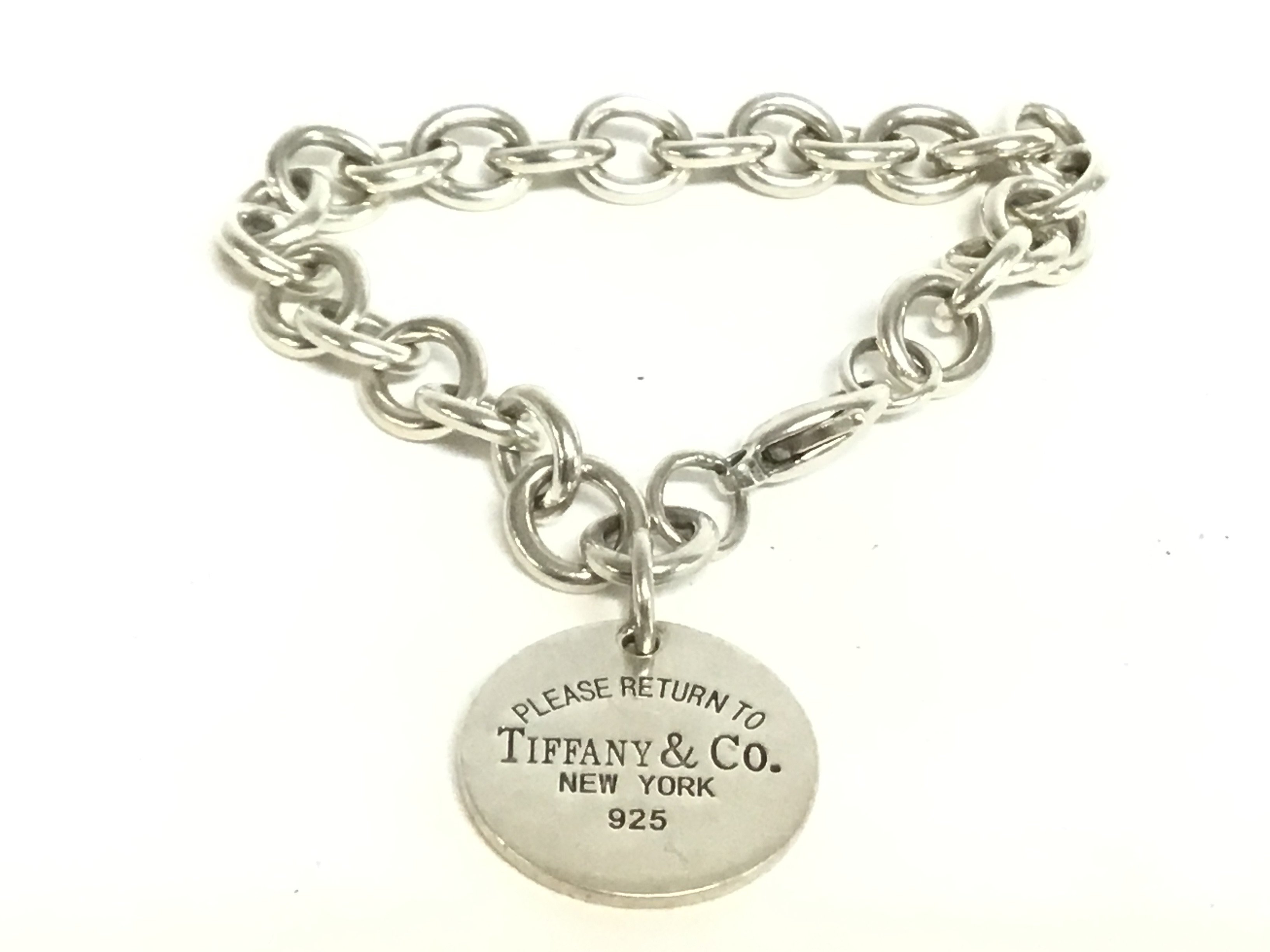 A Tiffany silver bracelet , postage category A
