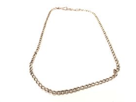 A 9ct gold chain. 26.90g