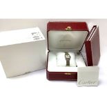 A ladies Cartier 9698 demosielle bi metal wrist wa