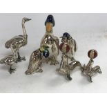 A Collection of twenty ,silver, some with enamel m