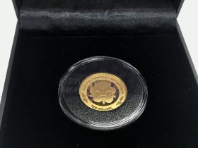 A 1/4oz gold proof Queen Elizabeth II 95th birthda