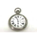 A H Williamson pocket watch. Approx 58mm case. Win