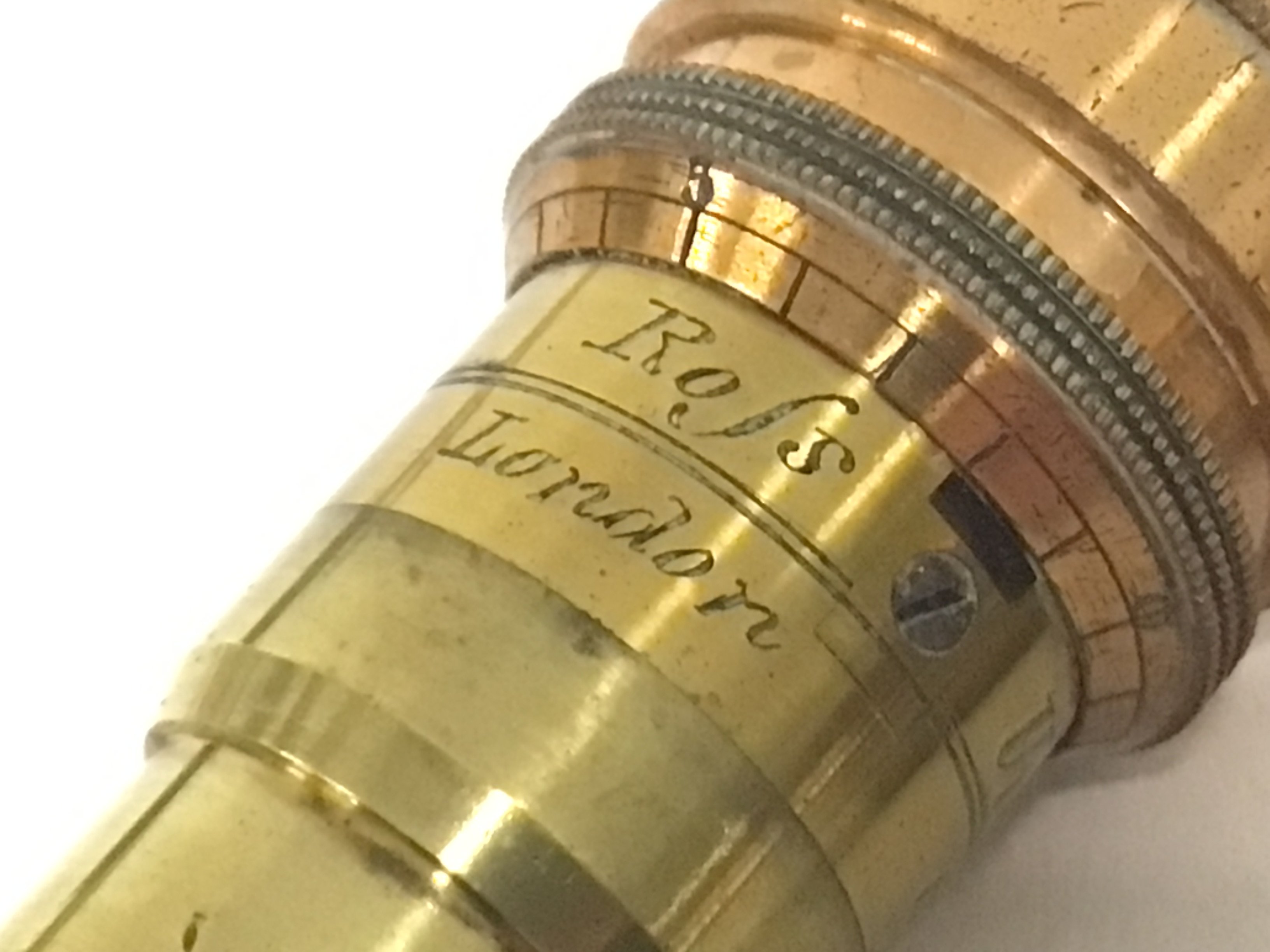 Two cased brass 1/2 inch microscope lenses by J.B - Image 4 of 7