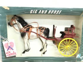 A boxed Sindy Doll carriage and horse