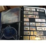 A collection of seven albums of unused stamps seco