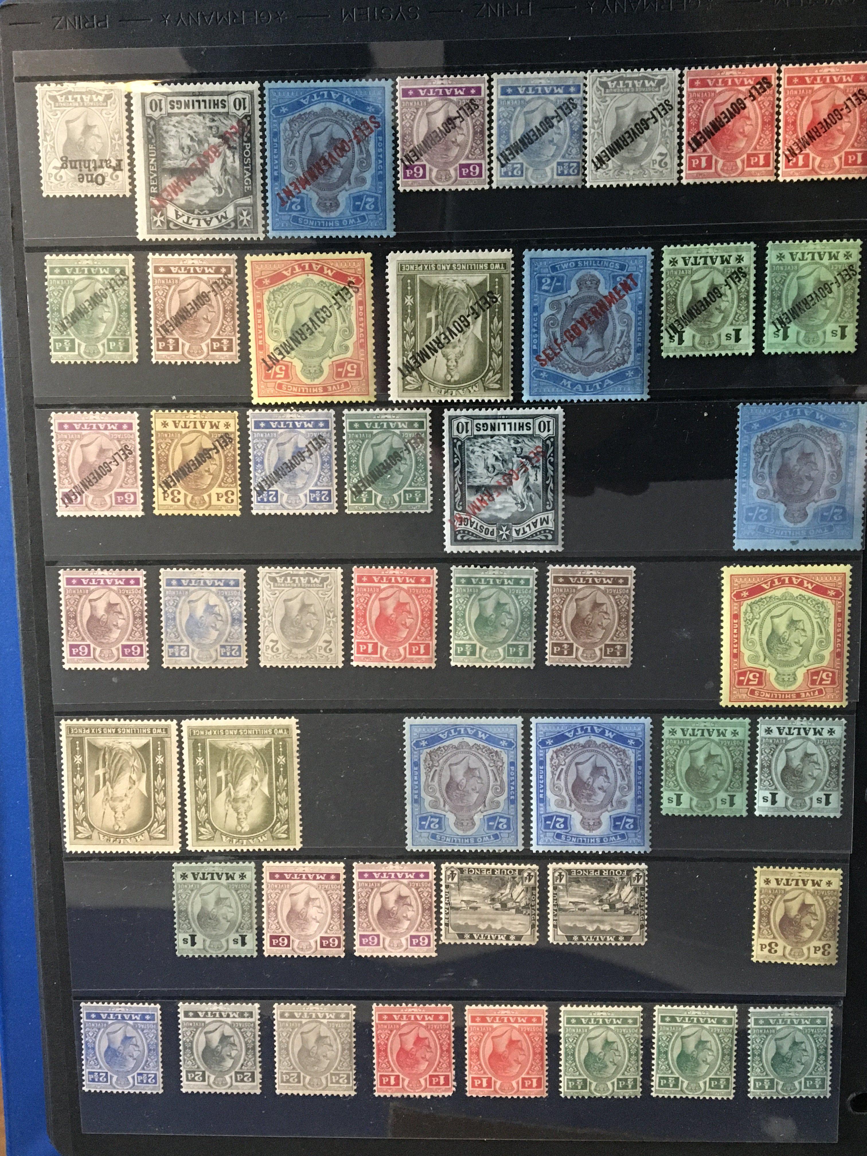 An album containing a good collection of stamps Ma