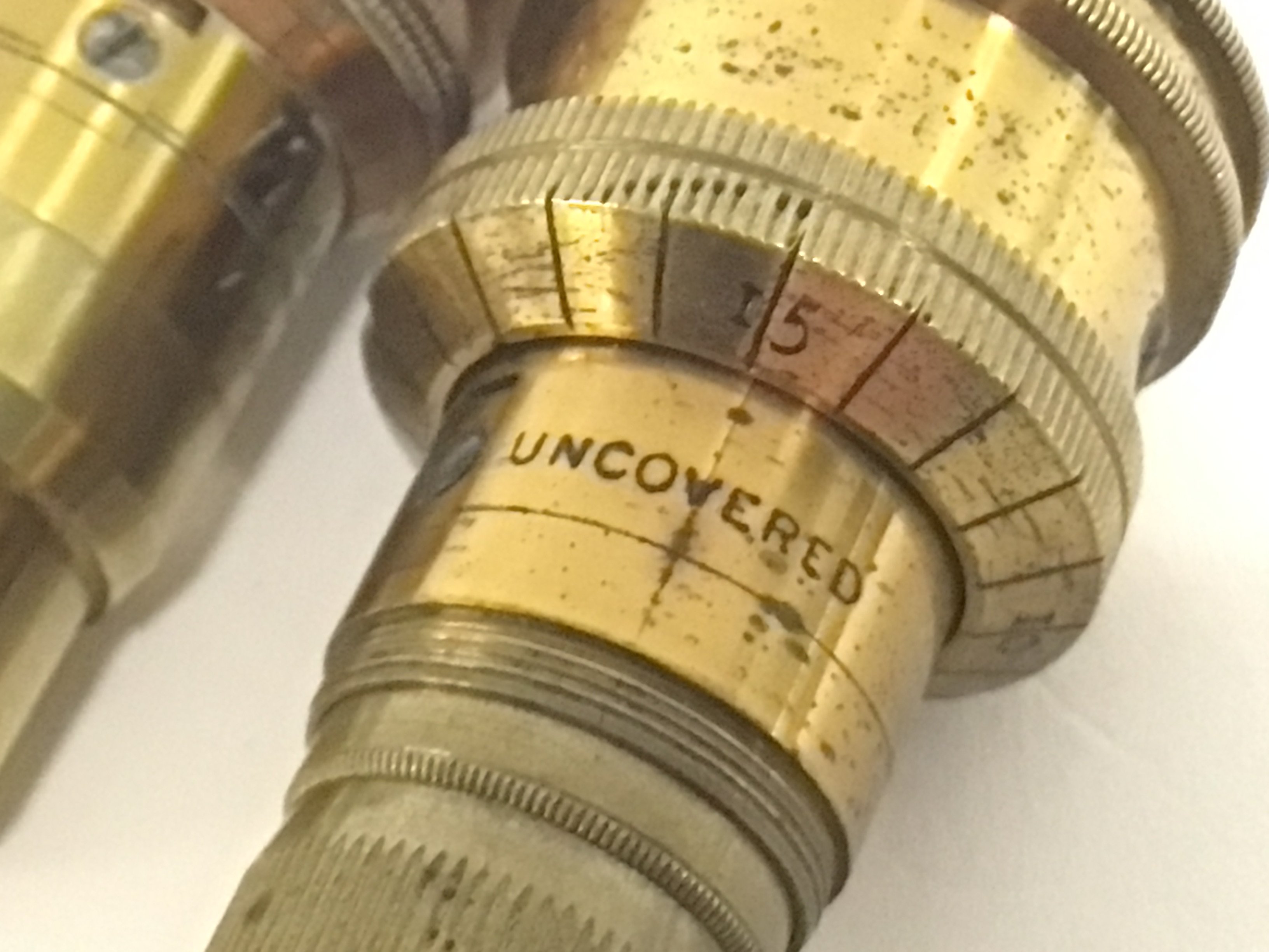 Two cased brass 1/2 inch microscope lenses by J.B - Image 5 of 7