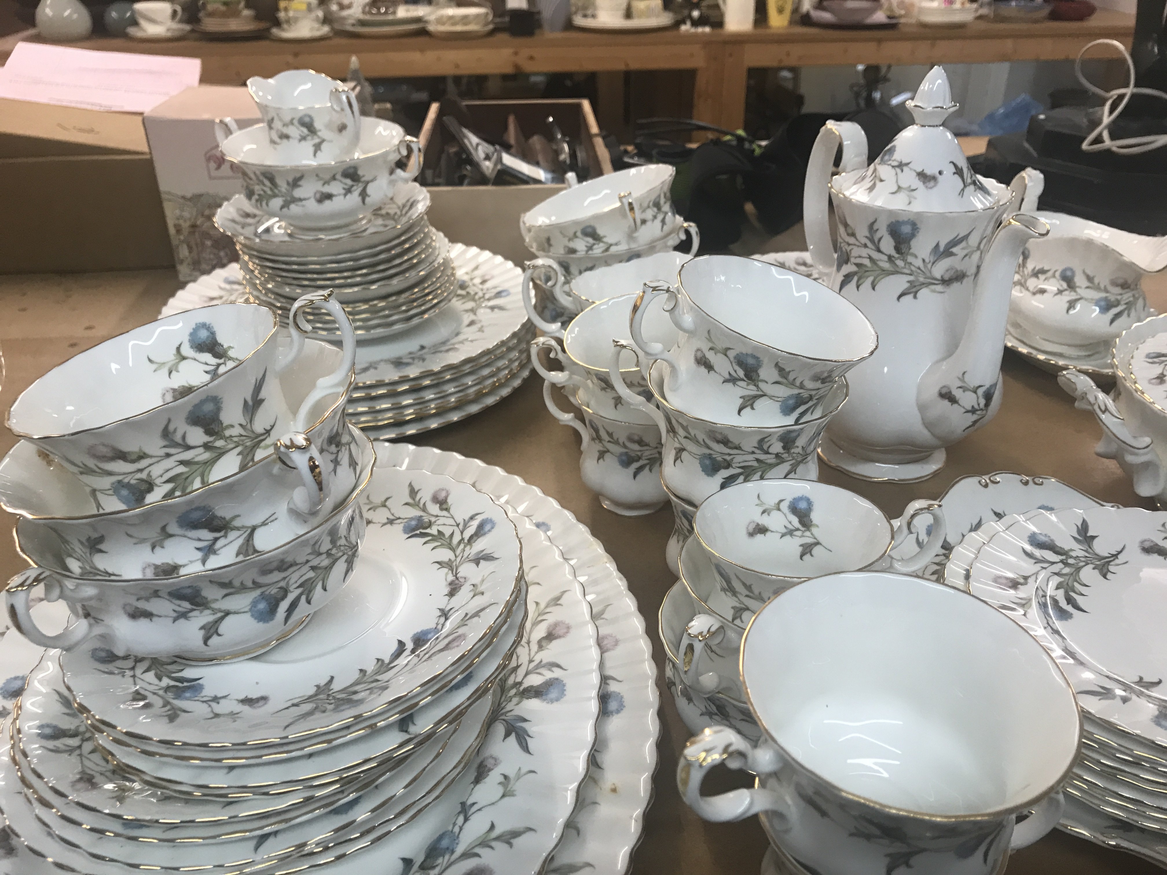 A Royal Albert Brigadoon dinner/ tea set including