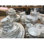 A Royal Albert Brigadoon dinner/ tea set including