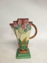 A Myott and sons hand painted Art Deco jug. Shippi