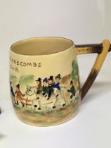 A rare and possible unique W H Goss Royal Buff jug