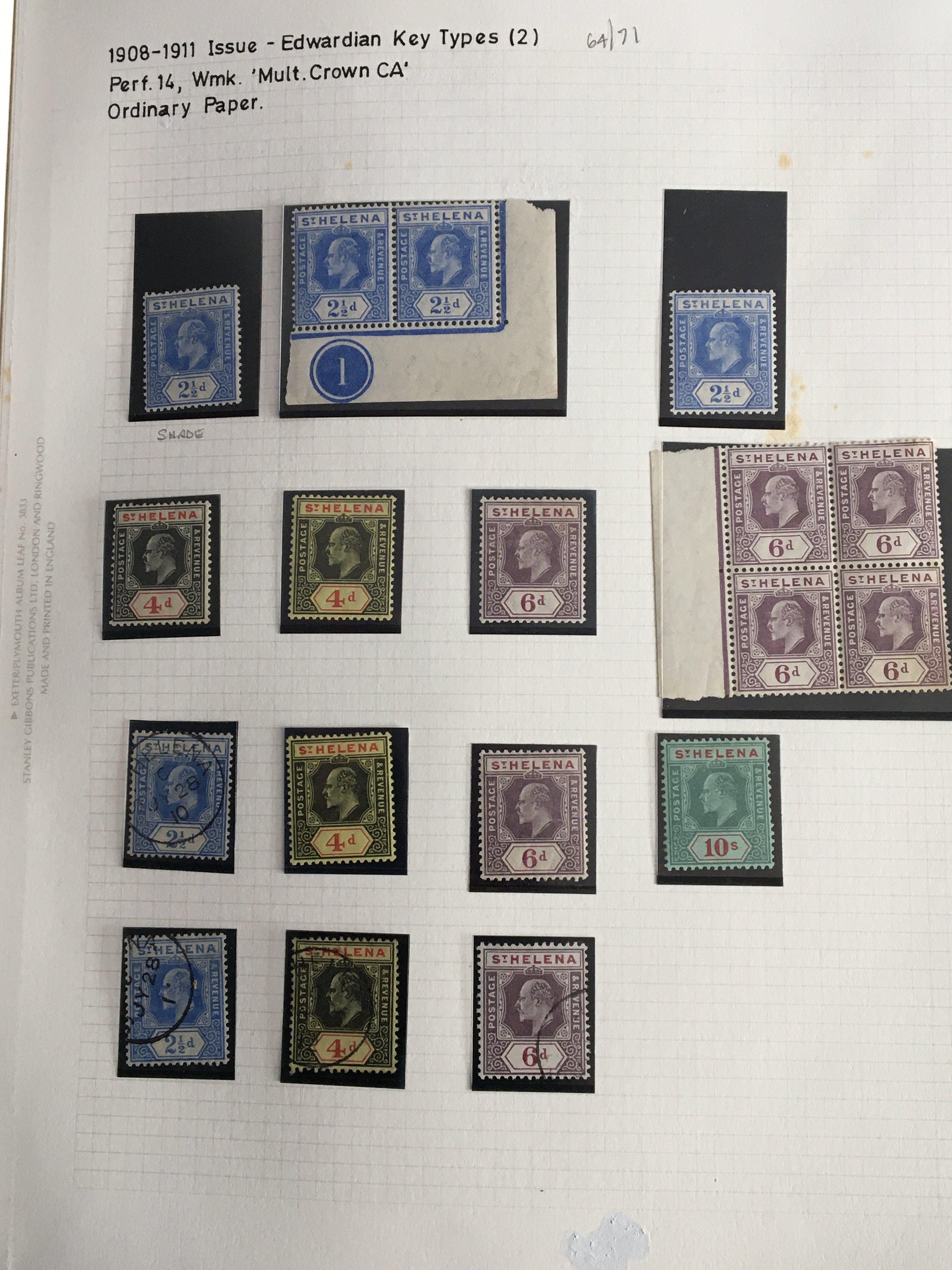 An album containing British colonial stamps The Is - Bild 5 aus 5