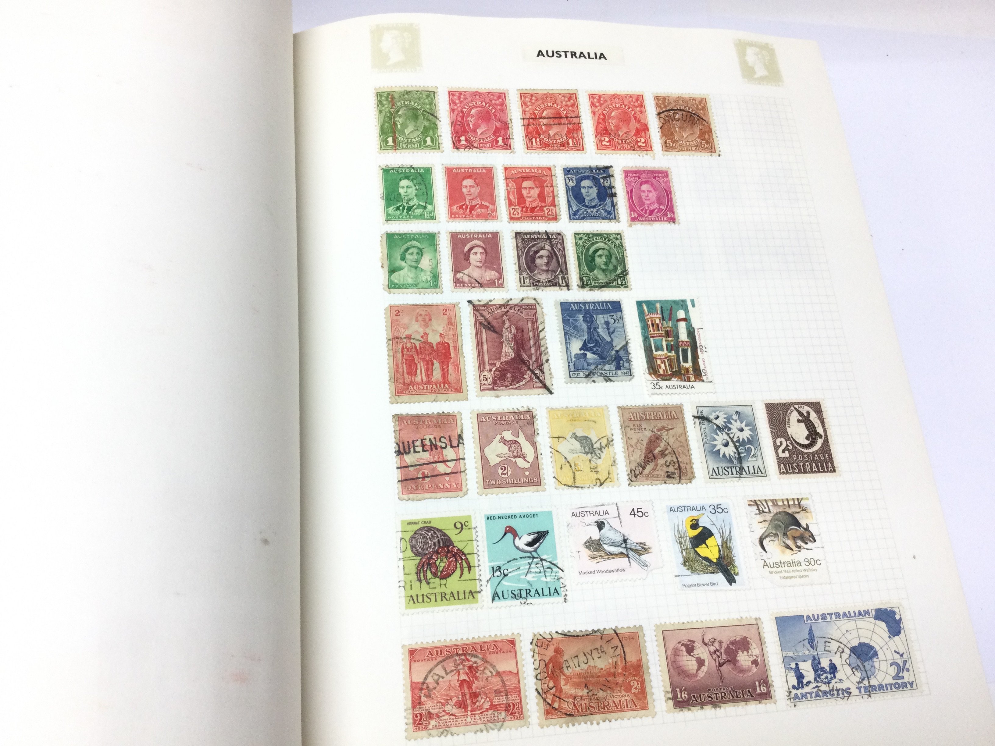 Stanley Gibbons stamp album and a collection of lo - Image 8 of 11
