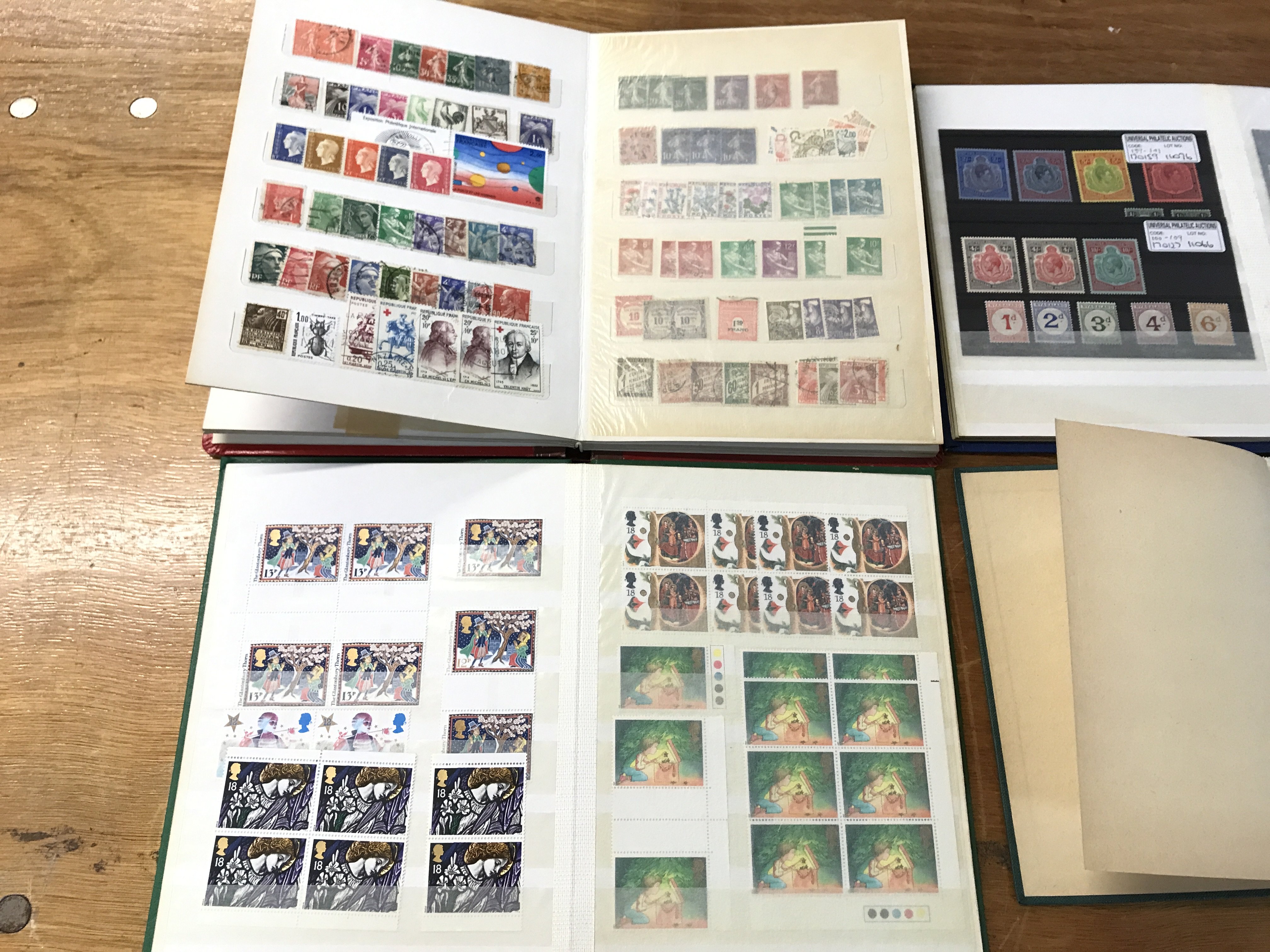 A collection of small stock books of stamps Britis - Image 10 of 14