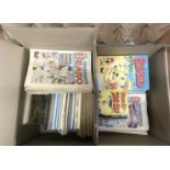 A large collection of vintage Beano and Dandy book