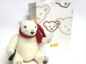 A boxed Steiff Coca Cola bear, postage category C