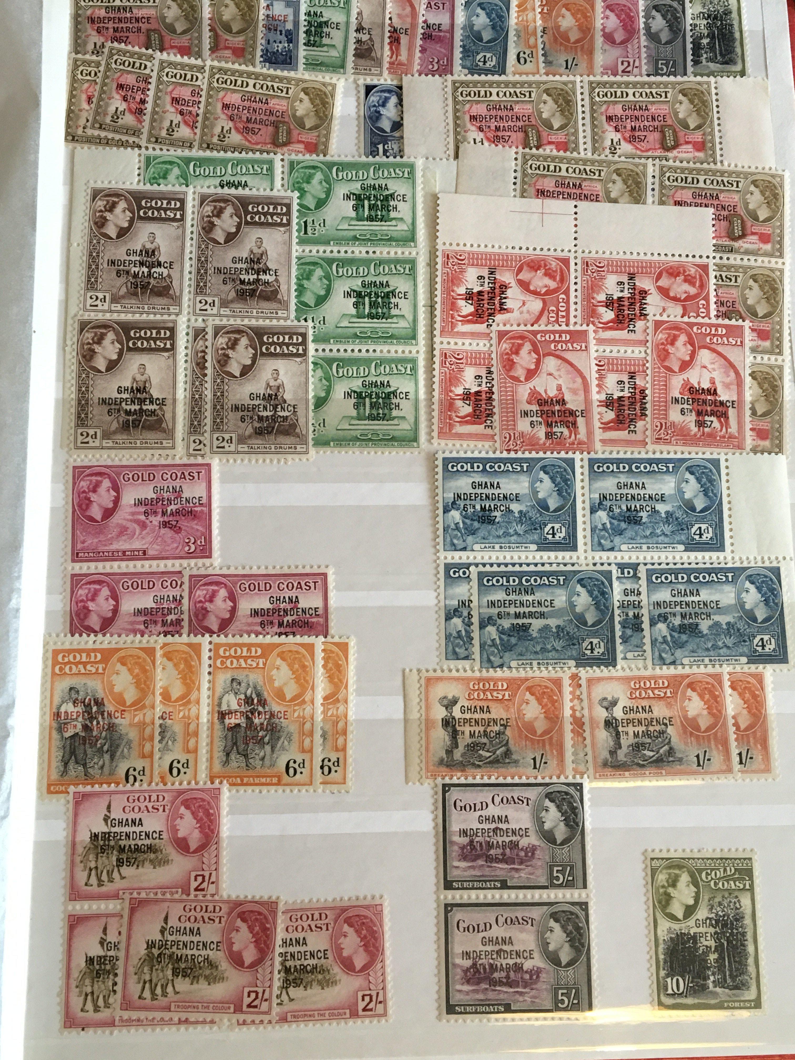 A collection of eight albums of stamps world unuse - Image 5 of 6