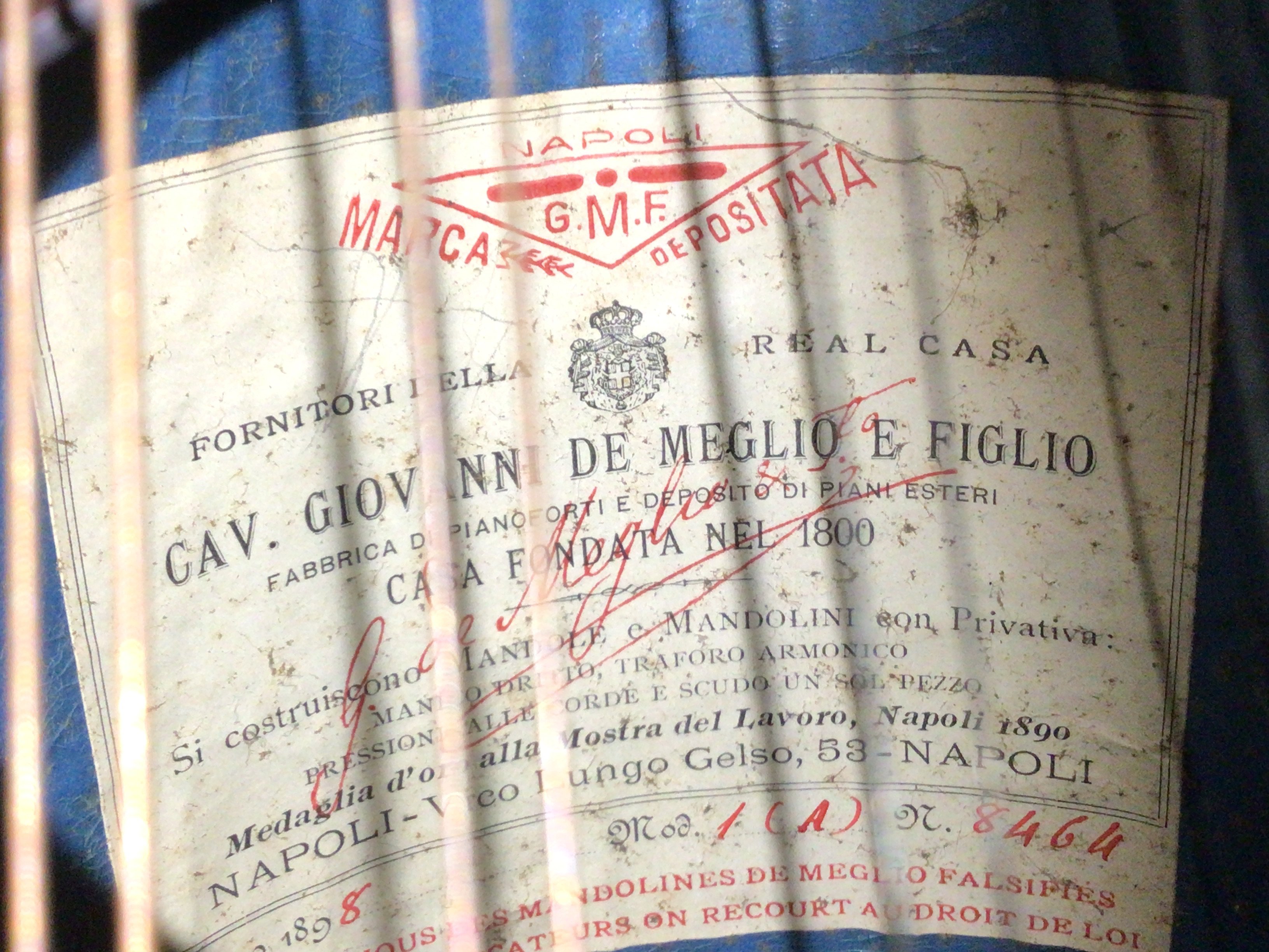 A cased Gav Giovanni De Meglio E Figlio Neapolitan - Bild 6 aus 7