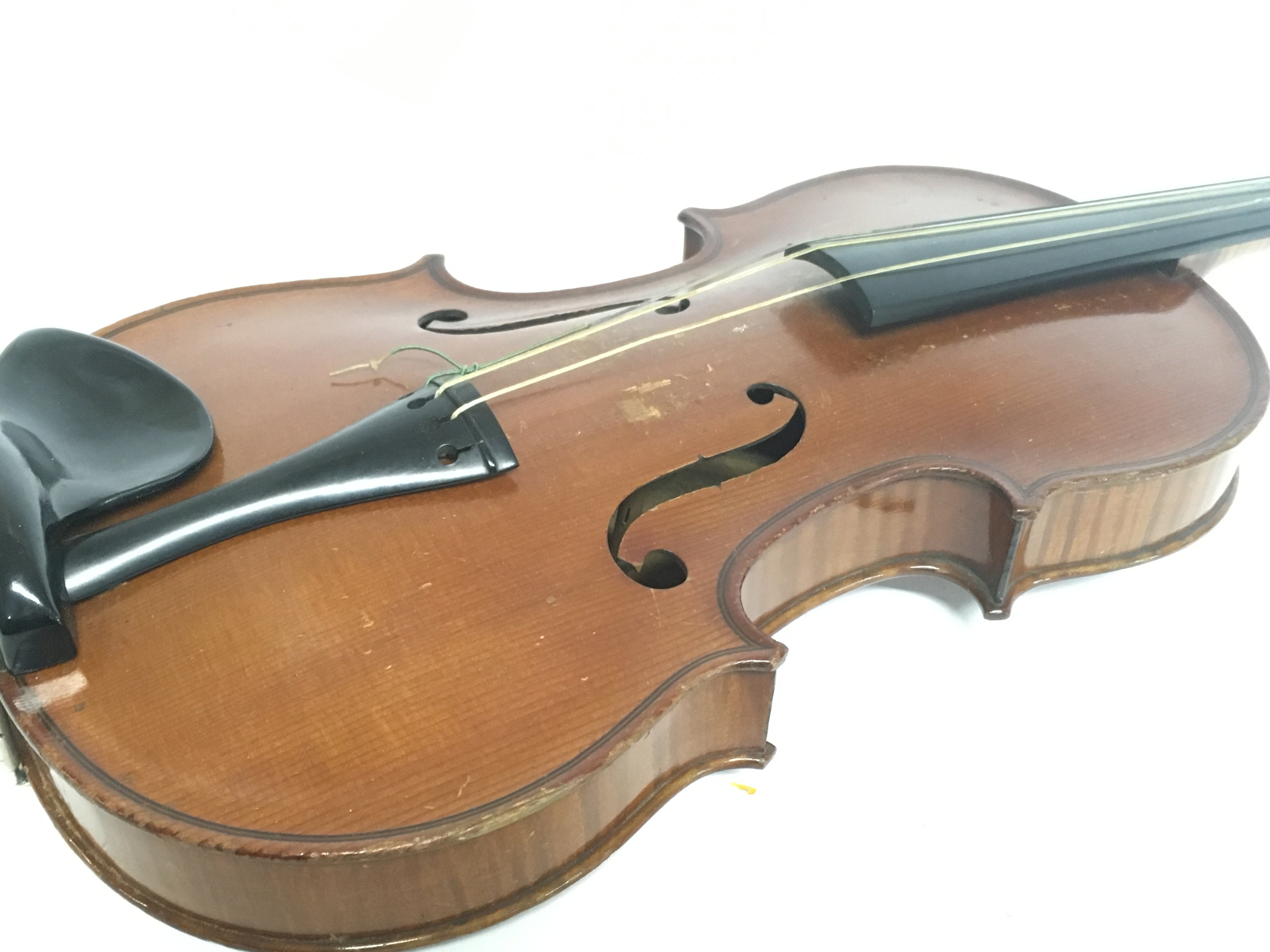 A cased Louis Genin 1909 Violin, no 193. Approxima - Image 4 of 12