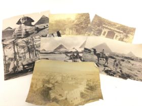 A collection of vintage photos of Egypt. Postage c