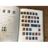 An album containing Used British stamps from Queen