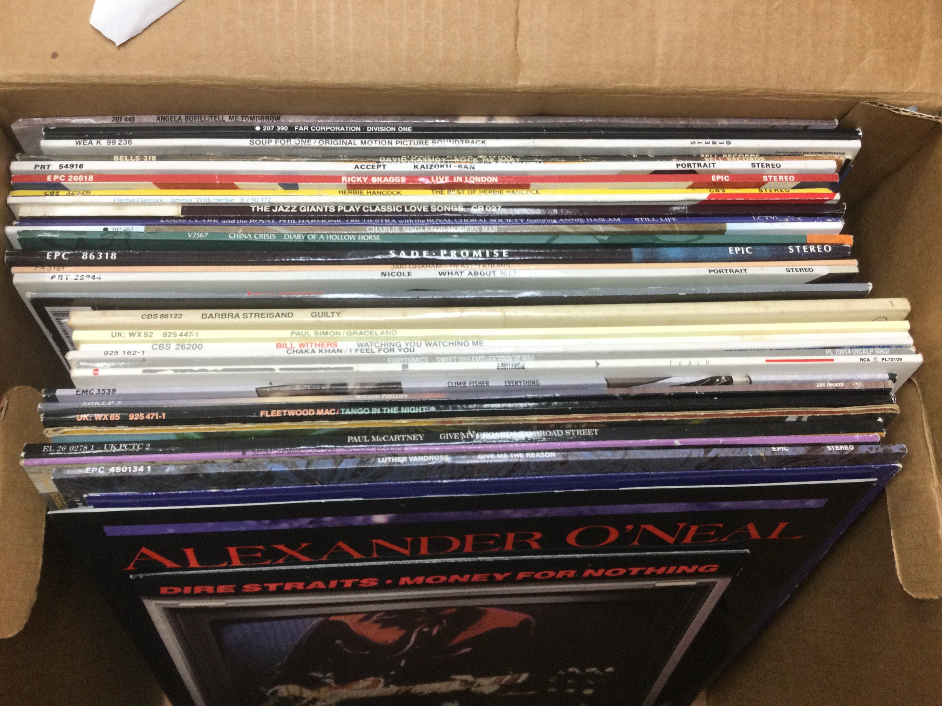 Two boxes of LPs and cassettes by various artists - Image 2 of 2