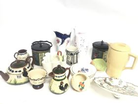 A Collection of ceramics including Longpark Torqua