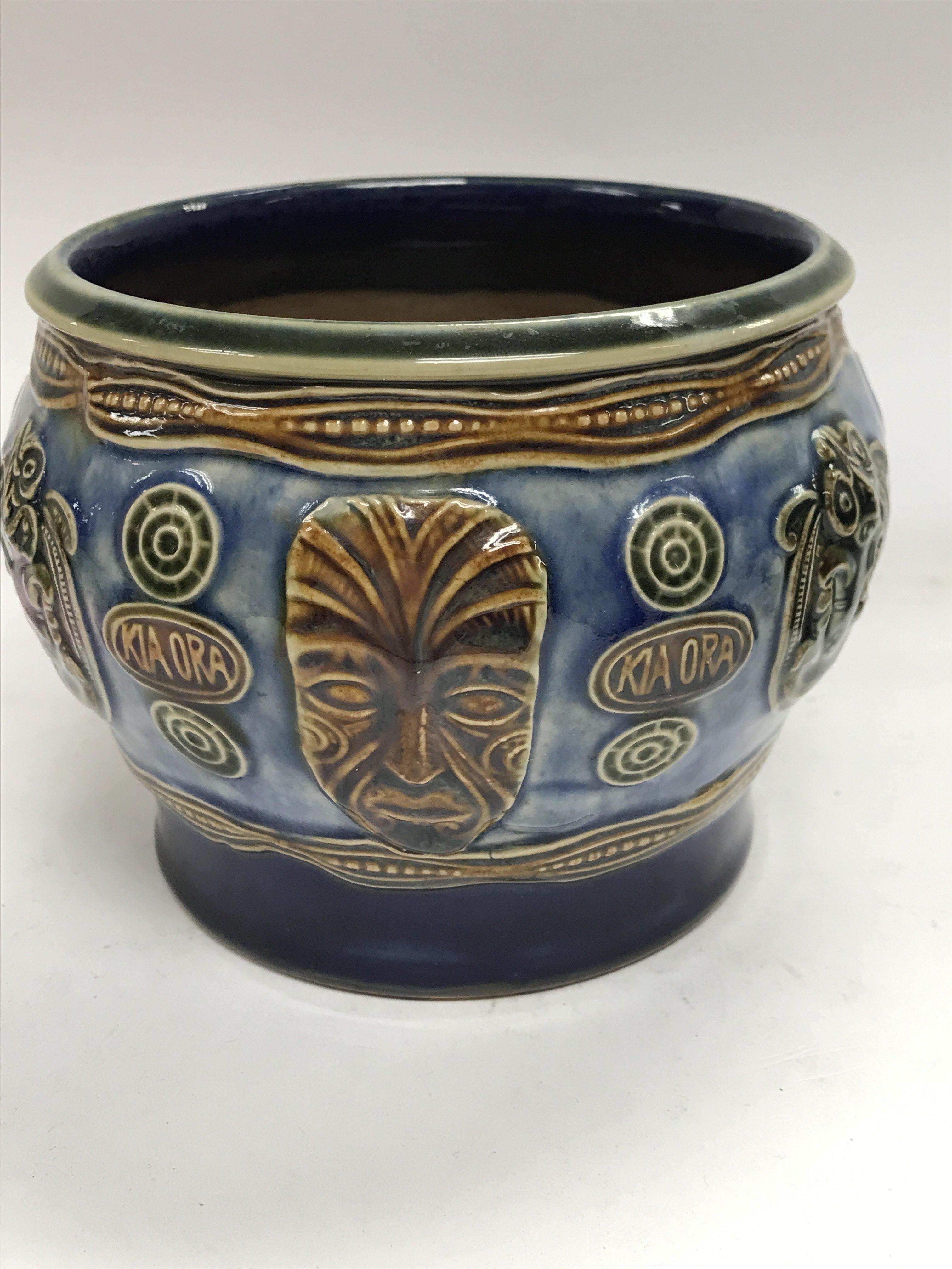 A Royal Doulton Maori bowl for the New Zealand exh