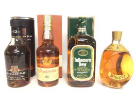 Whiskys including Highland Park Single Malt Scotch