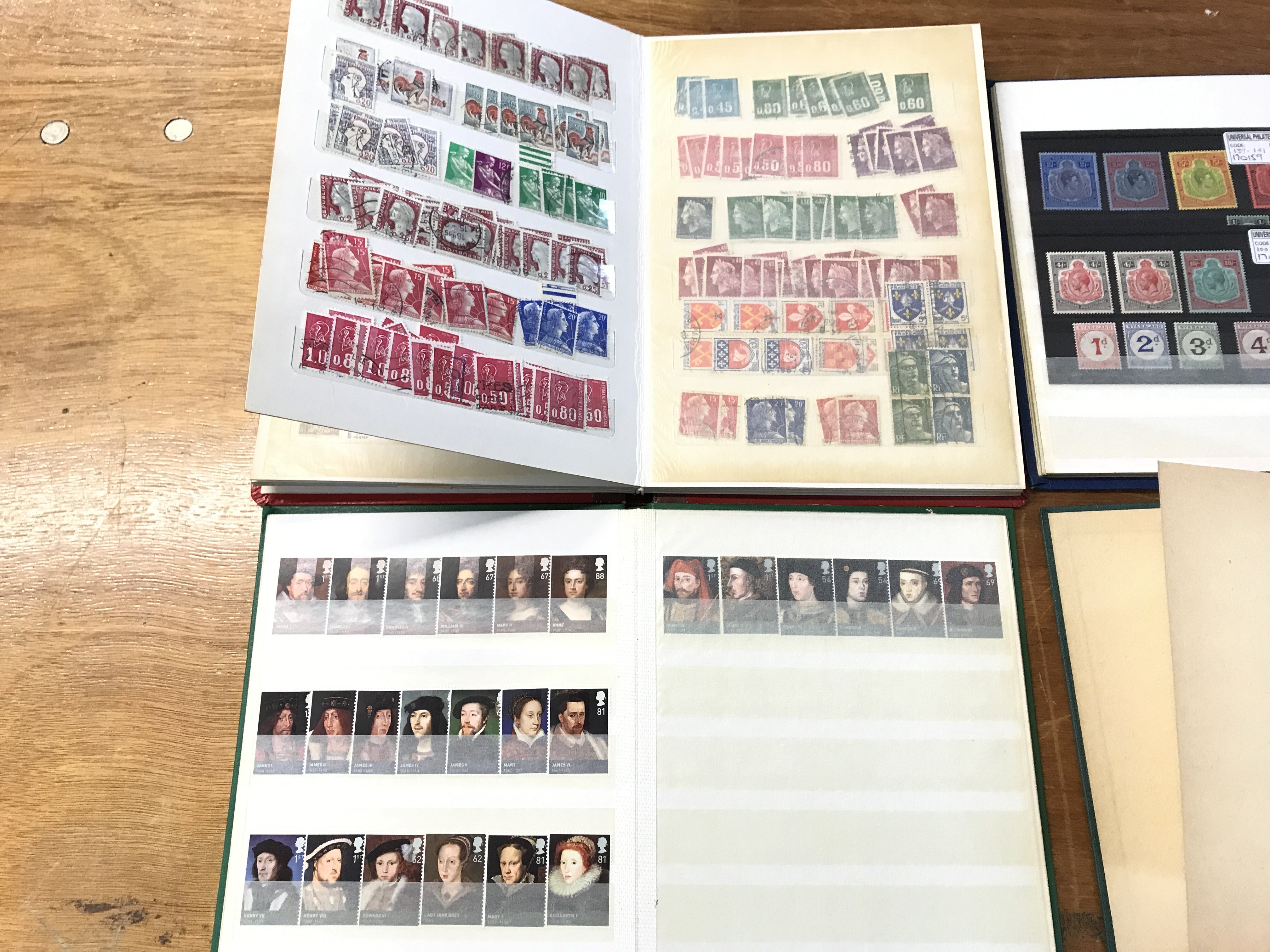 A collection of small stock books of stamps Britis - Image 11 of 14