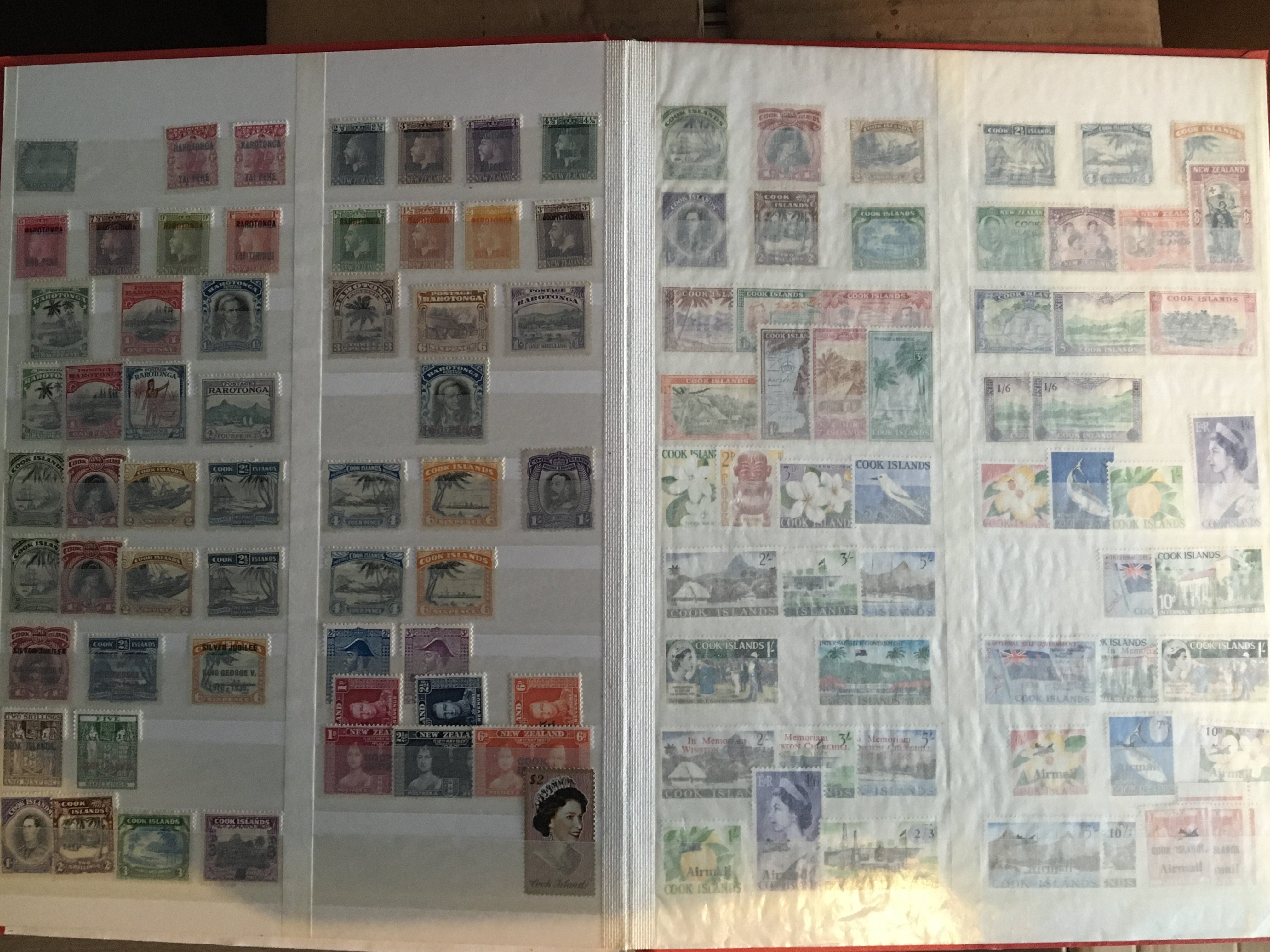 A collection of eight albums of stamps world unuse - Image 6 of 6