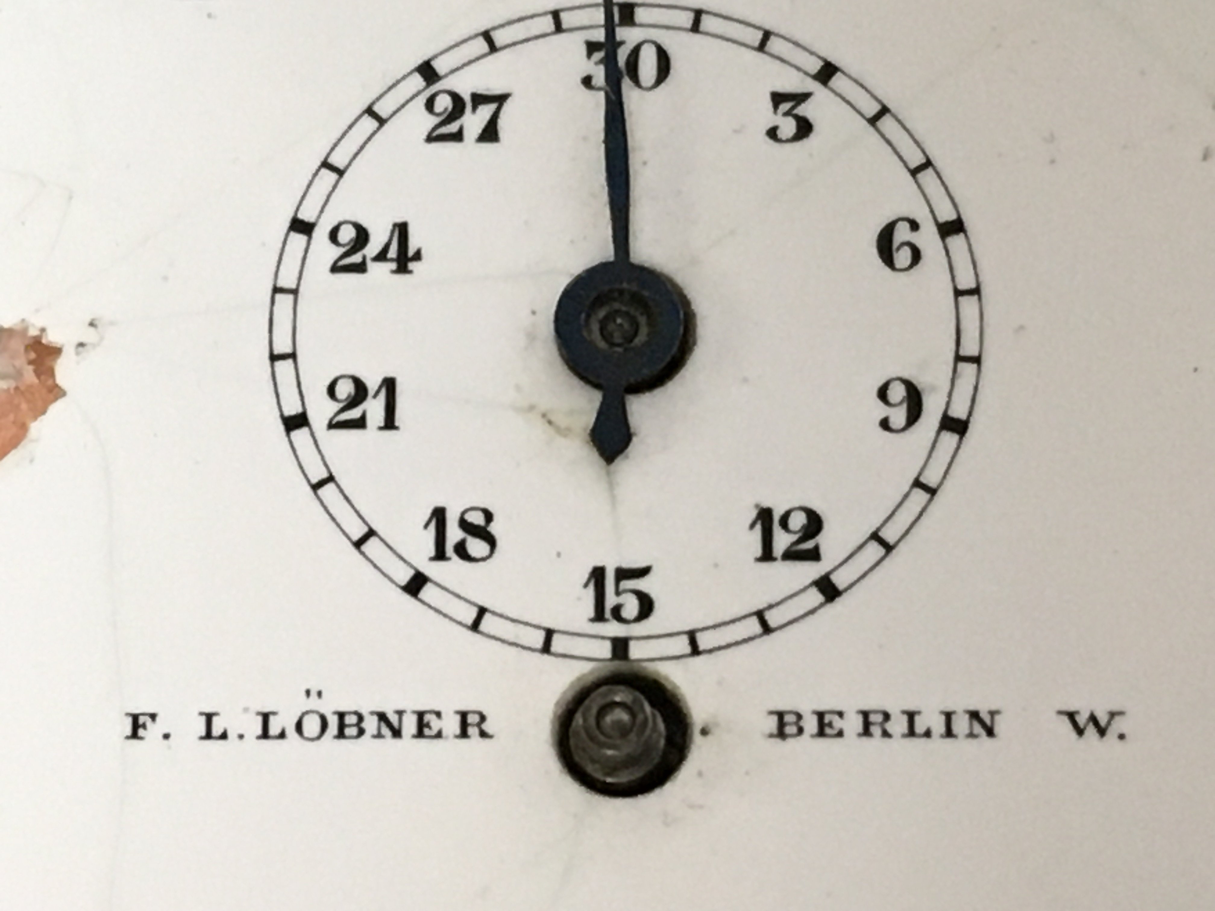 A German Military stop watch, F.L. LOBNER BERLIN. - Image 2 of 3