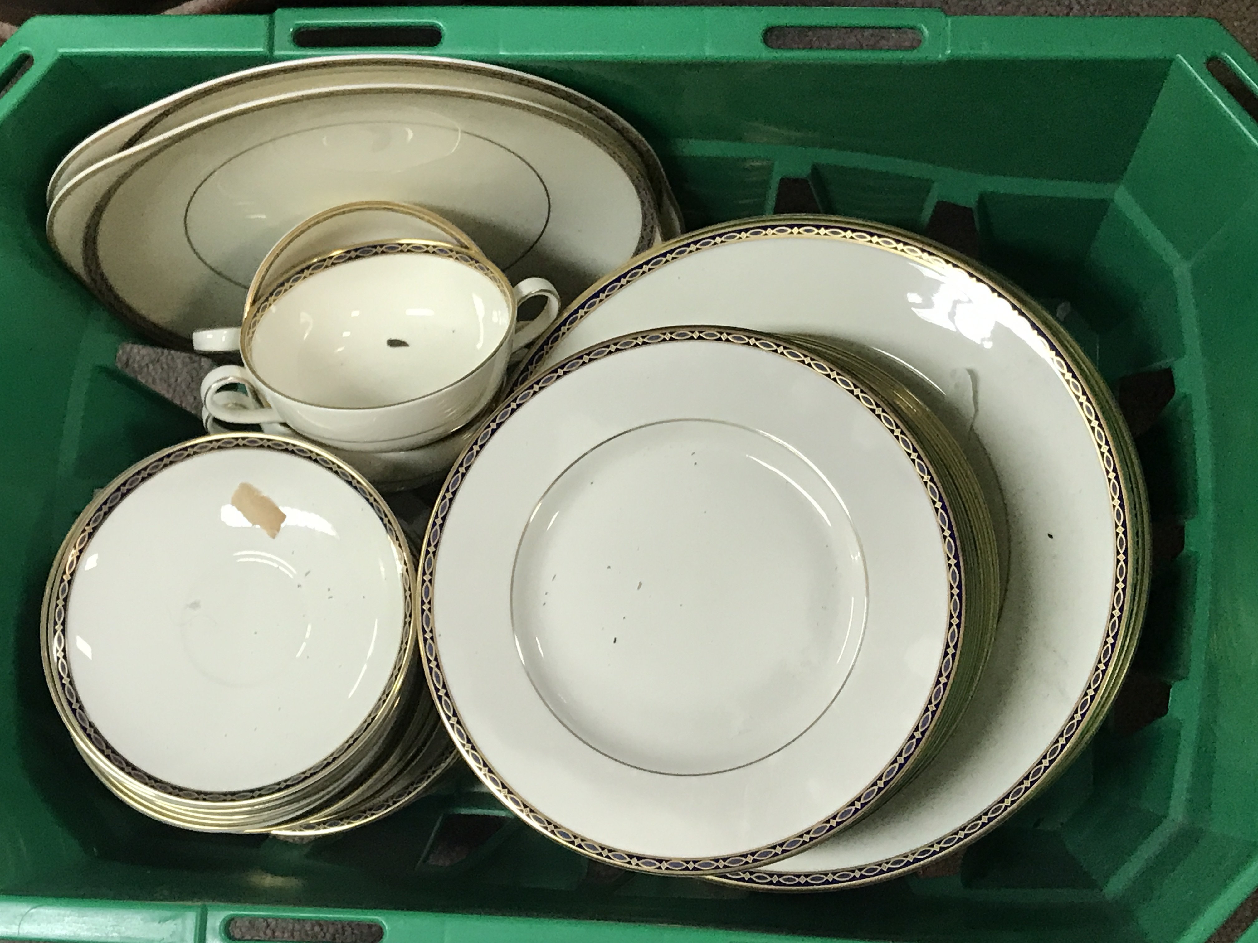 A Minton St James dinner service including plates, - Image 2 of 3