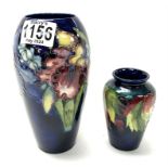 A Moorcroft Orchid and Spring Flowers pattern vase