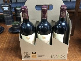 Six bottles of Chateau Victoria Haut-Medoc 1997 re