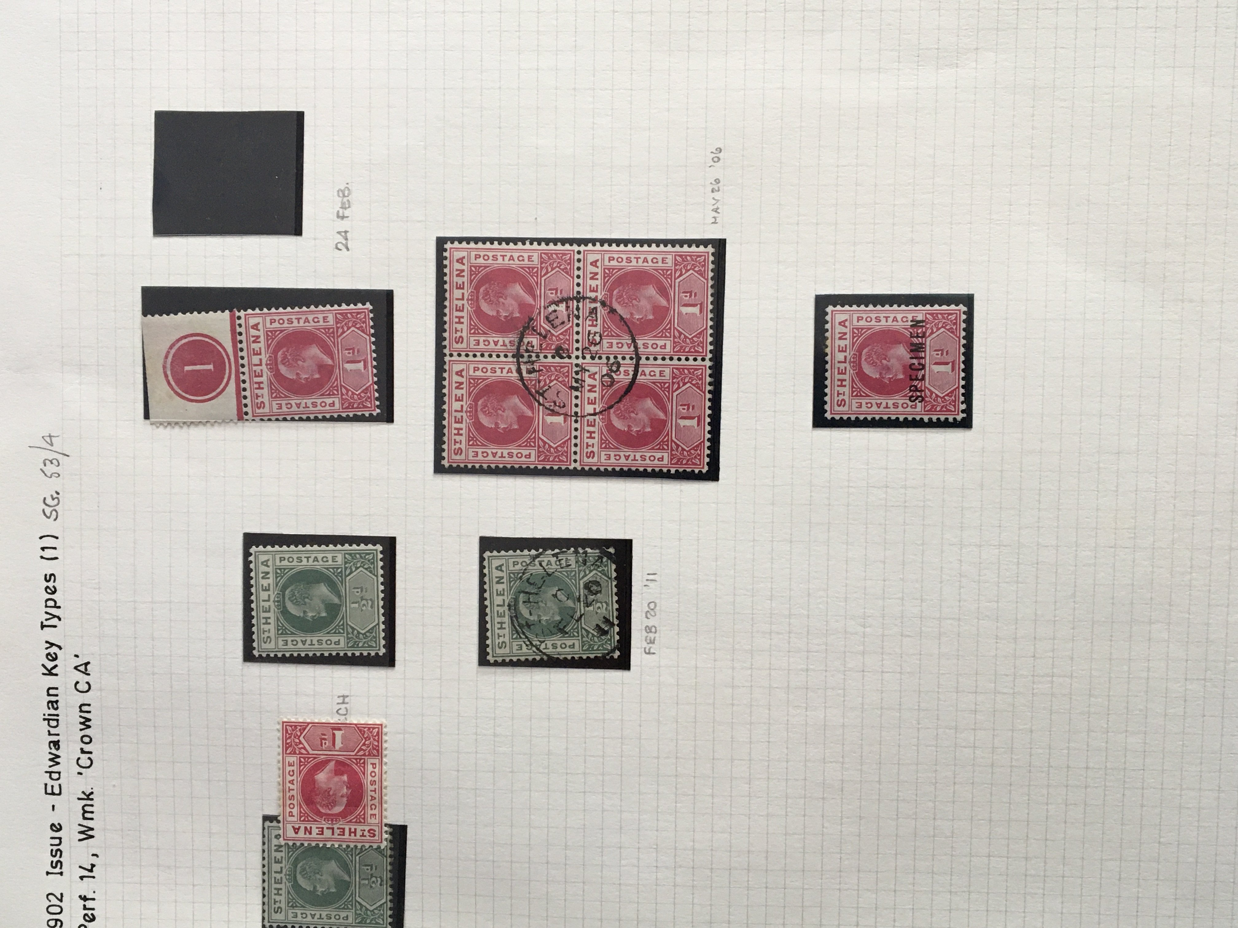 An album containing British colonial stamps The Is - Bild 3 aus 5