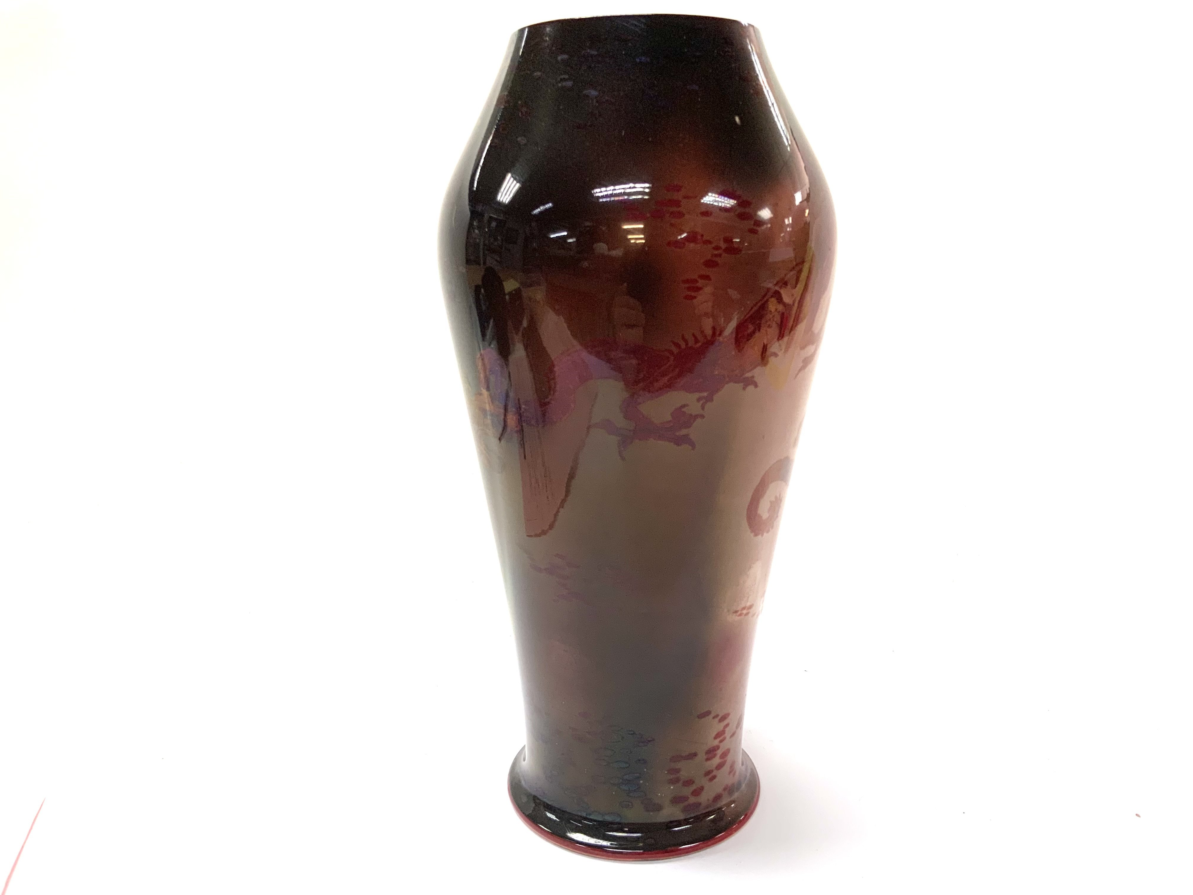 A Bernard Moore FlambÃ© vase with Dragon decoratio - Image 2 of 4