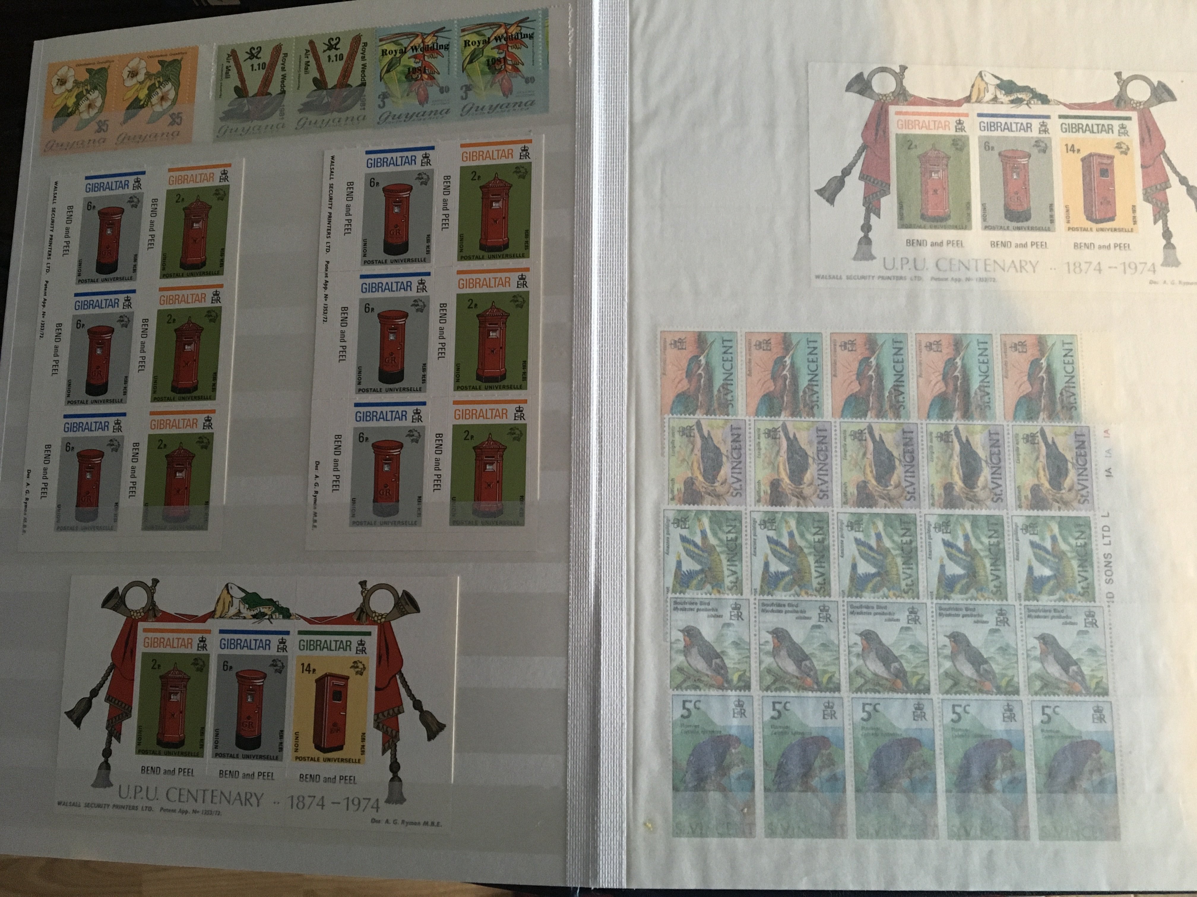 A collection of eight albums of stamps world unuse - Image 2 of 6