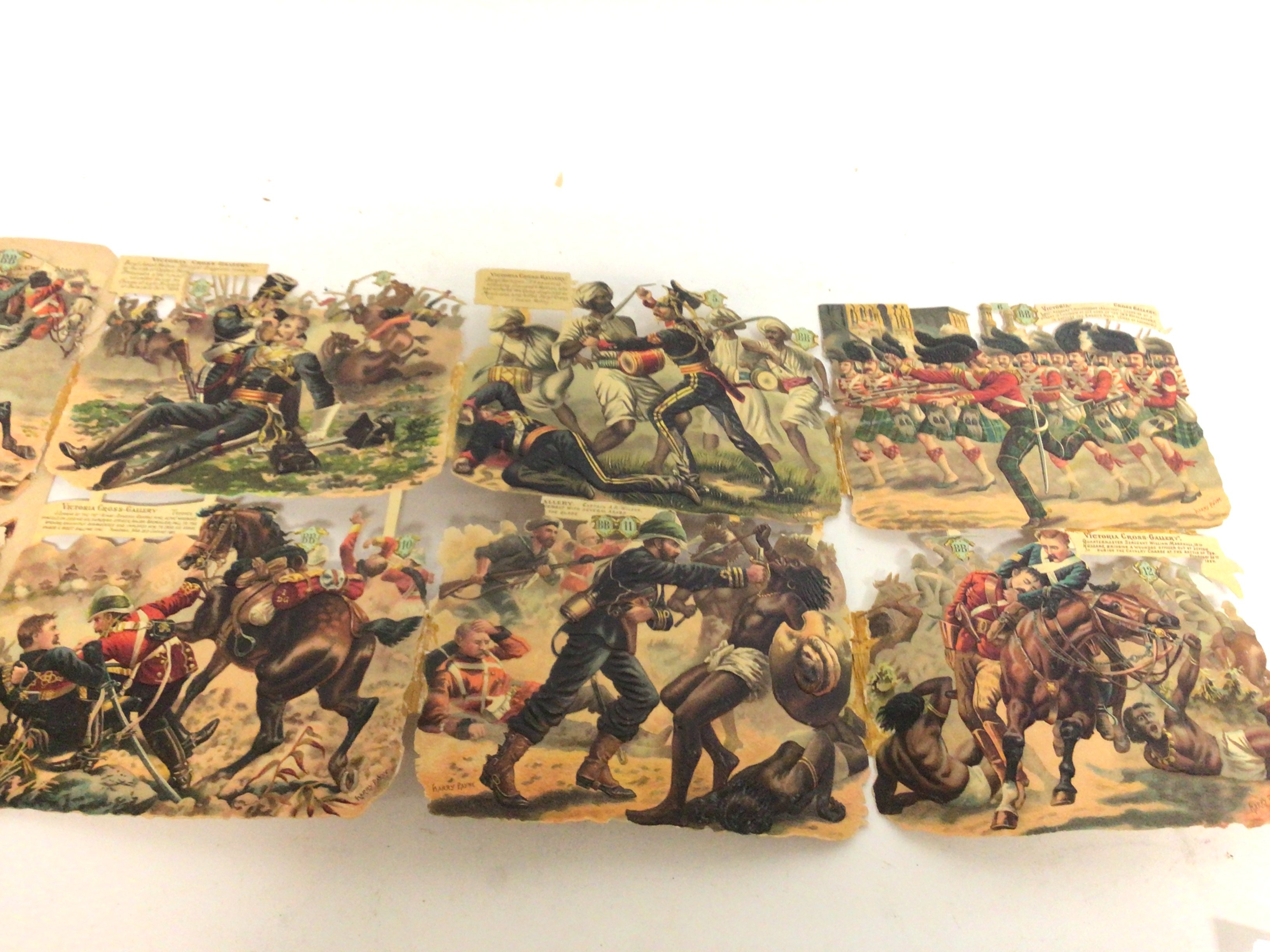 A rare Victorian panorama- The Heroes of the Victo - Image 3 of 4