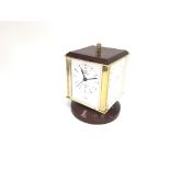 A Sewills of Liverpool four dial desk timepiece wi