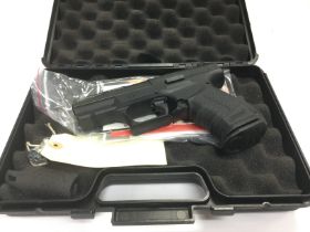 A cased Walther CP99 airgun. Shipping category D.