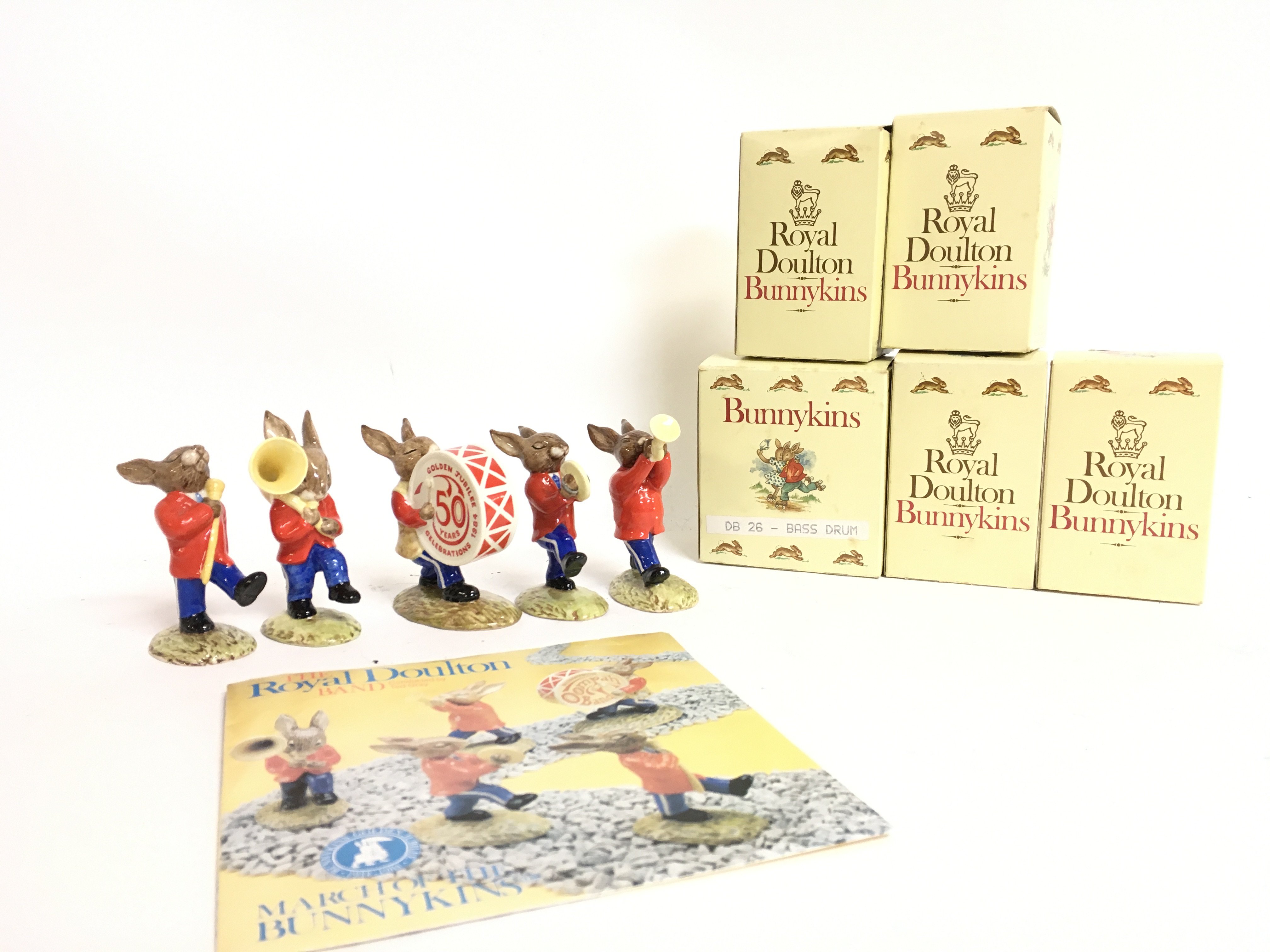 A collection of boxed Royal Doulton Bunnykins Oomp