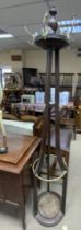 An Edwardian Circular coat and stick stand. 200cm.